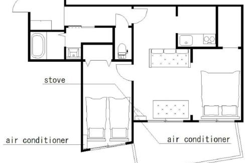Nishi Apartment | Hassamu 3 Jo 1-11-1 Corole Kotoni - Vacation STAY 11465
