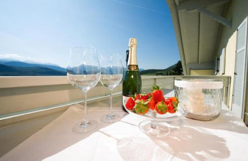 Caldaro Sulla Strada del Vino Apartment | Haus Gregori Modern & Central Stay in Vineyard with Rooftop & Served Breakfast