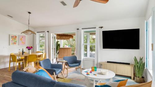 Vilano Beach House | Haven Hidden Grove Buyout 2 Homes - Walk to Beach Hot Tub Game Room Deck