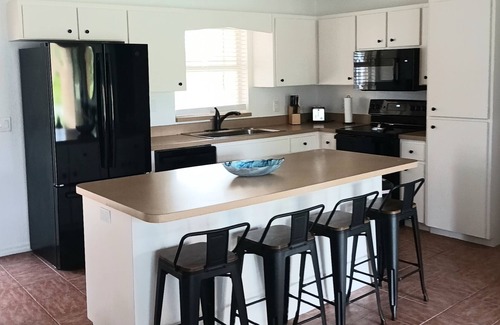 North Port House | Heated pool home in quiet neighborhood