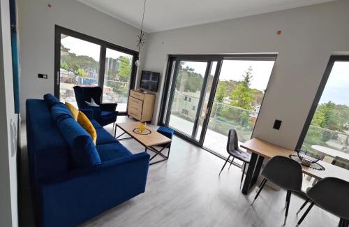 Mrzezyno Apartment | Hevenia apartament 16 przy plaży , taras widokowy, podziemny parking