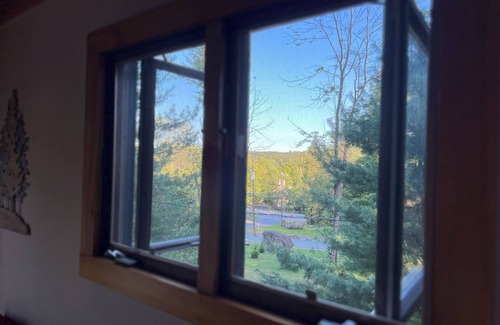Lake Ariel Cabin | Hideout,2 King Beds,3 bunk beds,Linens,walk to Ski Hill, Beach and Pool! Creek!