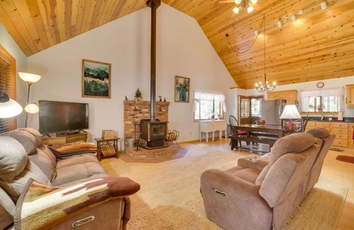 Pine House | Hikers Haven Pine Getaway with Wraparound Deck!