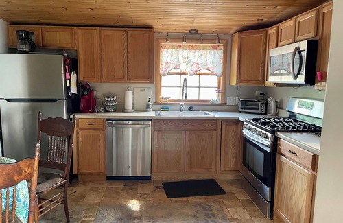 Dunkirk House | Historic cobblestone home both upstairs Apts on Lake Erie beach , WiFi sleeps 10