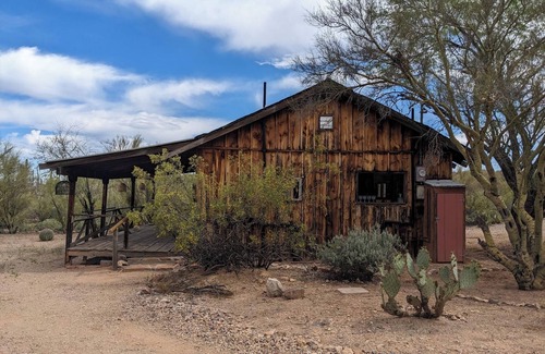 Tucson Cabin | Historic Dude Ranch Rustic Cowboy Cabin Desert Experience