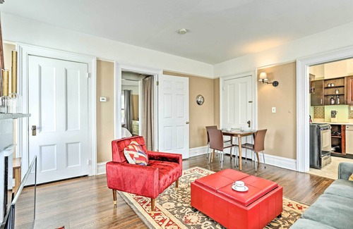 Poughkeepsie Apartment | Historic Poughkeepsie Apt - Walkable Location