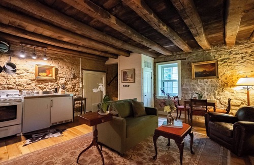 Buechel Cabin | Historic stone cabin near Bourbon Trail on private 13 acre estate property!