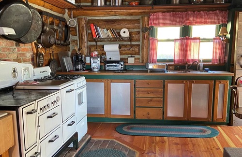Helena Cabin | Historic Unique 1890's Log Cabin At Canyon Ferry Lake, pet friendly