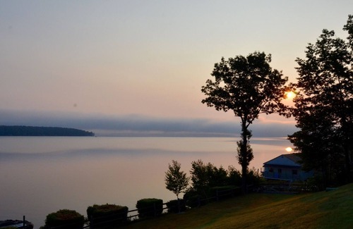 Gilford House | Historic Waterfront Winnipesaukee Cottage w/ Best Lake View