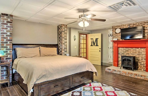 Gaffney Apartment | Historical South Carolina Escape w/ Patio!