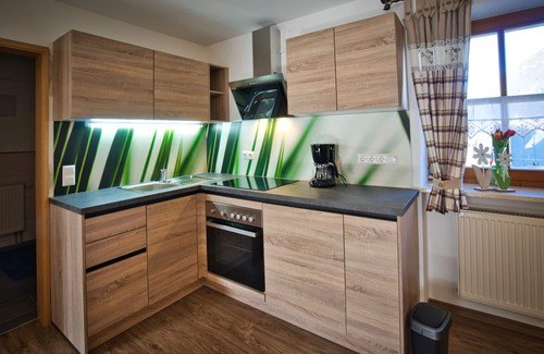 Unterschonau Apartment | Hoher Göll, for 2 people, 46 sqm with living room and extra bedroom and terrace