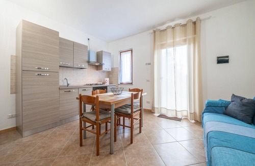 Masainas Apartment | Holiday Apartment "Is Lais 3" with Sea View, Shared Garden & Wi-Fi