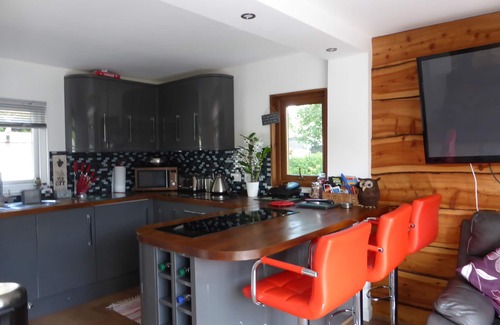 Bont Newydd Ski Chalet | Holiday Chalet With Lovely Views towards the Lake In 100 Acres of parkland