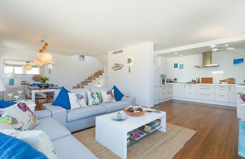 Son Serra de Marina House | Holiday Home 'Modern Panoramic Sea View House' with Sea View, Wi-Fi and Air Conditioning