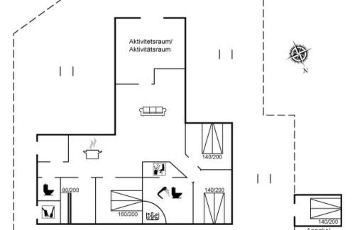 Hasmark Strand House | Holiday Home Chrisse - 250m from the sea by Interhome