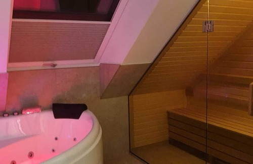 Warendorf House | Holiday Home 'Exklusives Ferienhaus Gausepohl' with Indoor-Fireplace, Garden, Sauna & Whirlpool