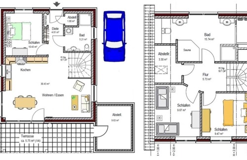 Steinbild House | Holiday home for 7 guests with 109m² in Walchum (157895)