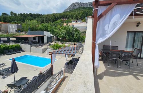 Klis House | Holiday House Above with pool and summer kitchen