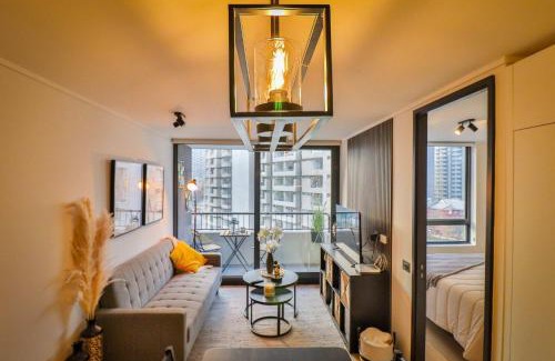 Nunoa Apartment | HOM I A Pasos Del Metro Nuble Depto 2PAX en Nunoa