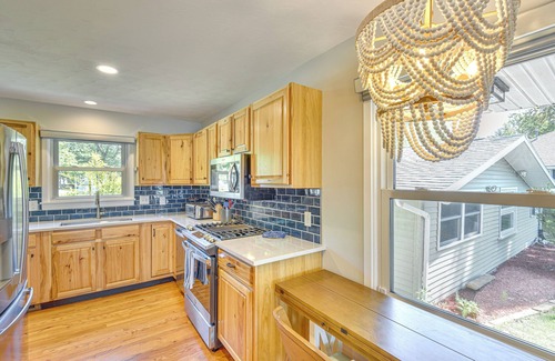 Paw Paw Lake House | Home w/Hot Tub & Dock on Little Paw Paw Lake!