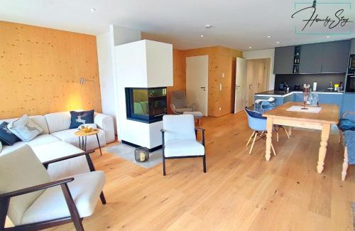 Bayrischzell Apartment | Homely Stay AlpenPanorama-Chalet mit eigener Sauna, Kamin und Bergblick