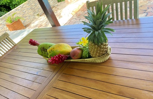 Marigot House | Homerez - Amazing bungalow 6 km away from the beach for 6 ppl. with shared pool