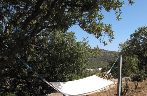 Ioulida House | Homerez - House 6 km away from the beach for 5 ppl. with garden at Kastanies