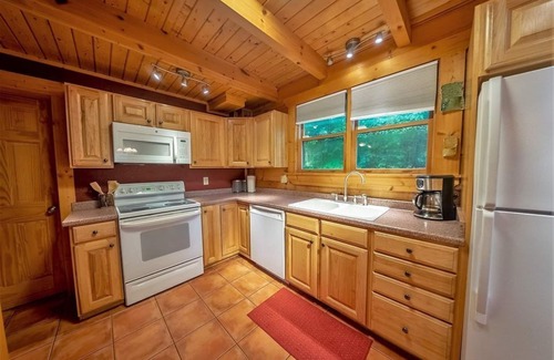 Laurel Lakes Cabin | Honey Bee Hill by Carolina Properties - View, Lake Access on Laurel Lake, Kayaks
