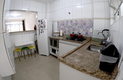 Gonzaga Apartment | Hospede-se a 3 min da praia do Gonzaga, Santos