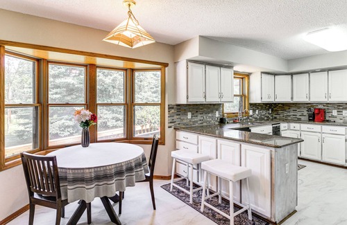 Onamia House | Hot Tub & 2 Recreation Rooms: Spacious Onamia Home