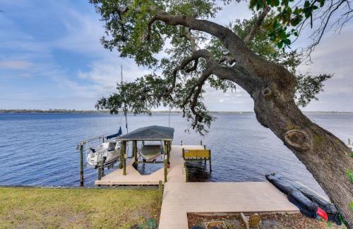 Panama City House | Hot Tub and Boat Dock Getaway on Deerpoint Lake!