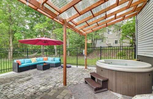 Long Pond House | Hot Tub, Game Room Peaceful Poconos Home!