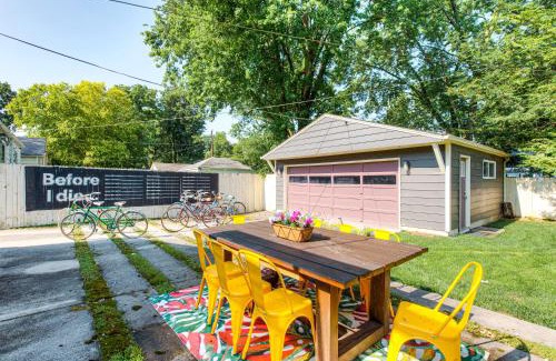 Broad Ripple House | Hot Tub, King Bed, Bikes, Pet Friendly with Fenced Backyard, Walk to Broad Ripple Village, 10 minutes to Downtown