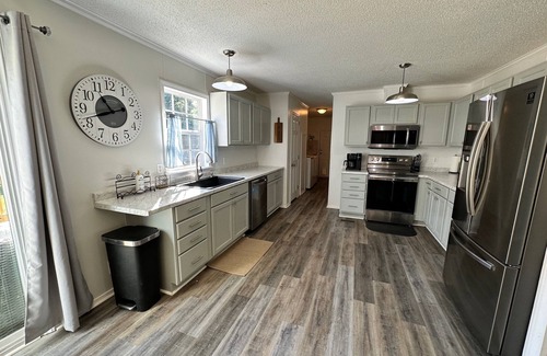 Newport House | Hot Tub, Pet Friendly, 3 miles to Emerald Isle, fully fenced yard.