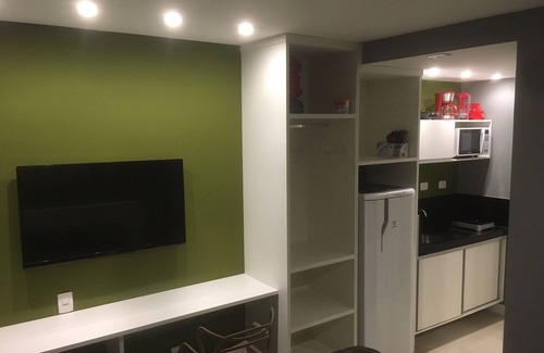 Cabo Frio Apartment | Hotel Samba 113 - Apartment with kitchen for small preparations and accommodates up to 3 guests