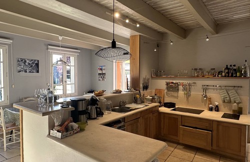 Caderousse House | House with heated pool, jacuzzi and sauna 28p