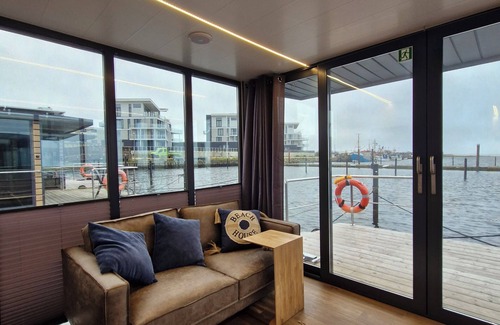 Wendtorf Boat Rental | Houseboat Fjord Cirrus with bio sauna and roof terrace in Wendtorf