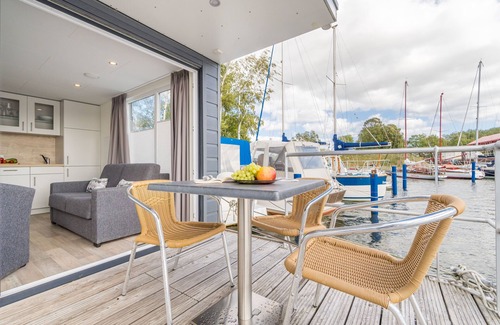 Sagard Boat Rental | Houseboat - Floating apartment with terrace