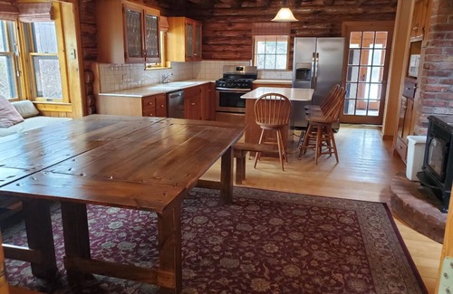Lake George House | Huge Rustic Lake George Area Log Home - Indoor hot tub & Sauna, Pool, 5BR 3BA