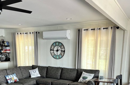 Baldwin Cottage | Huge sandy beach with amazing lake view directly on Big Star Lake!