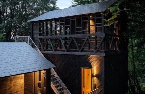 La Roche-en-Ardenne Cabin | Hutstuf - The Fox & private rooftop saunann