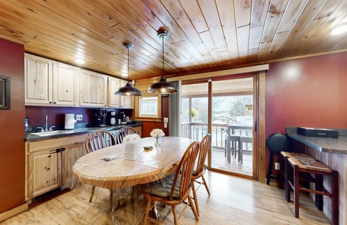 Laconia House | Idyllic lake retreat with pool, patio, & game room - near beach, skiing, & golf