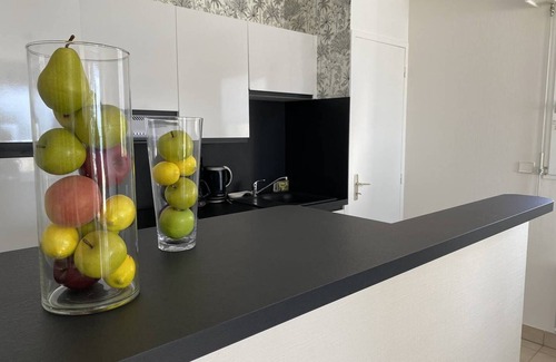 Saint-Cast-le-Guildo Apartment | In a quiet residence, tastefully decorated apartment with sea view