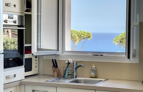 Corbara Apartment | In Corbara, downstairs villa - beautiful sea view - close to Bodri beach.