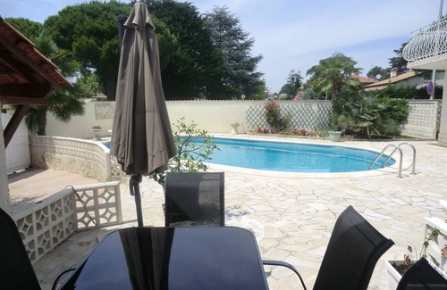 Lattes Villa | In villa, independent apartment 130 m2 air-conditioned. 10x5 pool
