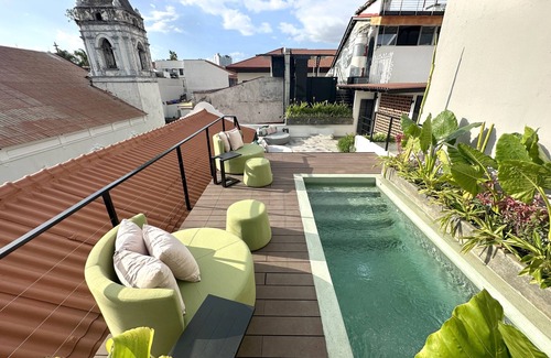 Casco Viejo Apartment | Incredible designer studio pool, rooftop and patio in Boutique Hotel Mari10