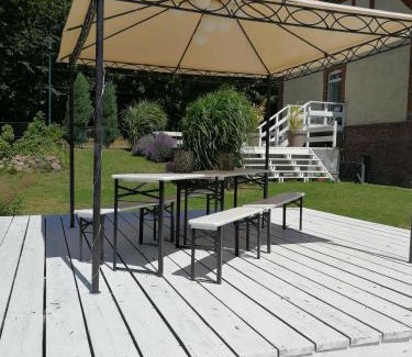 Hohen Niendorf Apartment | Inspektorenhaus am Jagdschloss mit Meerblick