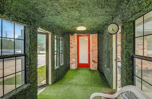 Sachse House | Inviting dog-friendly home with pool, full kitchen, central AC, & W/D