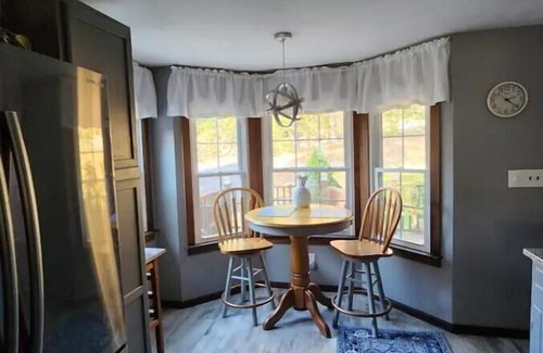 Harrison House | Irish Chalet Home near Long Lake