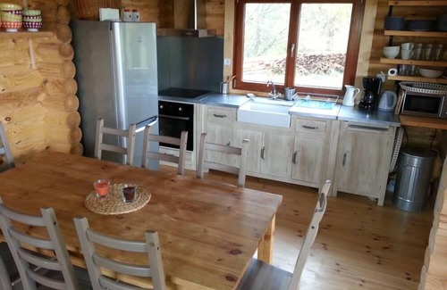 Saint-Michel-de-Chaillol Ski Chalet | Irresistible log cabin, facing south, valley view, close to trails and hiking.